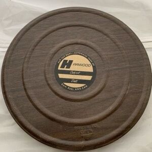 Harwood Flip-Top Dual Woodgrain 8mm Reel And Can